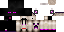 Minecraft skin texture, 64x32 legacy pixels