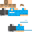 Minecraft skin texture, 64x64 pixels