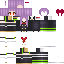 Minecraft skin texture, 64x64 pixels