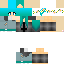 Minecraft skin texture, 64x64 pixels