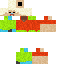 Minecraft skin texture, 64x64 pixels
