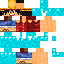 Minecraft skin texture, 64x64 pixels