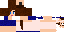 Minecraft skin texture, 64x32 legacy pixels