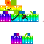 Minecraft skin texture, 64x64 pixels