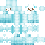 Minecraft skin texture, 64x64 pixels