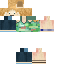 Minecraft skin texture, 64x64 pixels