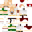 Minecraft skin texture, 64x64 pixels