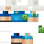 Minecraft skin texture, 64x64 pixels