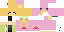 Minecraft skin texture, 64x32 legacy pixels