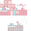 Minecraft skin texture, 64x64 pixels