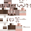 Minecraft skin texture, 64x64 pixels