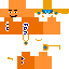 Minecraft skin texture, 64x64 pixels