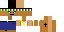 Minecraft skin texture, 64x32 legacy pixels