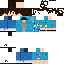 Minecraft skin texture, 64x64 pixels