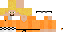 Minecraft skin texture, 64x32 legacy pixels