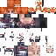 Minecraft skin texture, 64x64 pixels