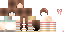 Minecraft skin texture, 64x32 legacy pixels