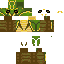 Minecraft skin texture, 64x64 pixels