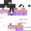 Minecraft skin texture, 64x64 pixels