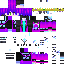 Minecraft skin texture, 64x64 pixels