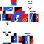 Minecraft skin texture, 64x64 pixels