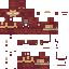Minecraft skin texture, 64x64 pixels