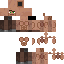 Minecraft skin texture, 64x64 pixels