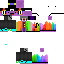 Minecraft skin texture, 64x64 pixels