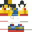 Minecraft skin texture, 64x64 pixels