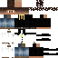 Minecraft skin texture, 64x64 pixels