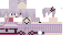 Minecraft skin texture, 64x32 legacy pixels