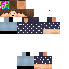 Minecraft skin texture, 64x64 pixels