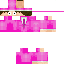 Minecraft skin texture, 64x64 pixels