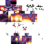 Minecraft skin texture, 64x64 pixels