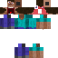 Minecraft skin texture, 64x64 pixels