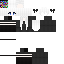 Minecraft skin texture, 64x64 pixels