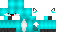 Minecraft skin texture, 64x32 legacy pixels