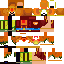 Minecraft skin texture, 64x64 pixels