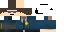 Minecraft skin texture, 64x32 legacy pixels