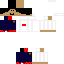 Minecraft skin texture, 64x64 pixels