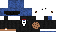 Minecraft skin texture, 64x32 legacy pixels