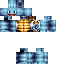 Minecraft skin texture, 64x64 pixels