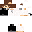 Minecraft skin texture, 64x64 pixels