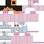 Minecraft skin texture, 64x64 pixels