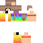 Minecraft skin texture, 64x64 pixels