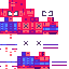 Minecraft skin texture, 64x64 pixels