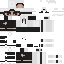 Minecraft skin texture, 64x64 pixels