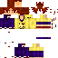 Minecraft skin texture, 64x64 pixels