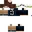 Minecraft skin texture, 64x64 pixels