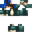 Minecraft skin texture, 64x64 pixels